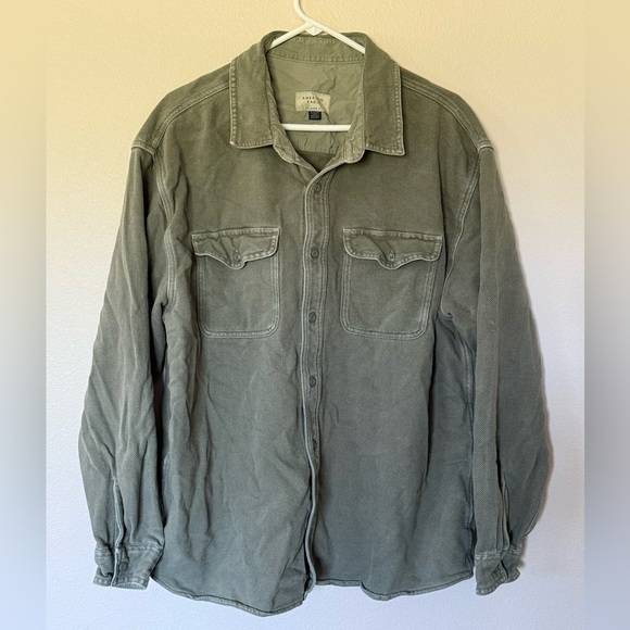American Eagle Outfitters Other - American Eagle Textured Solid Flannel Shirt, Size XL